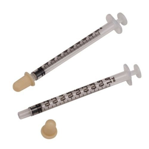 Monoject Feeding Syringe - single syringe - 1 cc with cap
