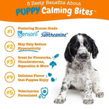 Zesty Paws Puppy Calming Bites Turkey Flavored Chews for Puppies (90 ct)