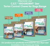 C.E.T. VeggieDent Zen for Medium Dogs 22-66 lbs
