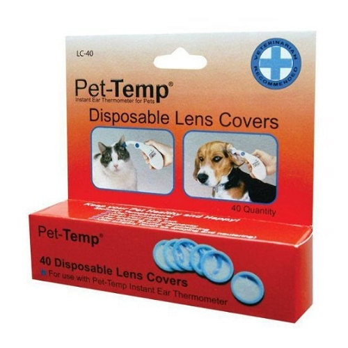 Pet Temp Ear Thermometer Lens Covers - 40 covers