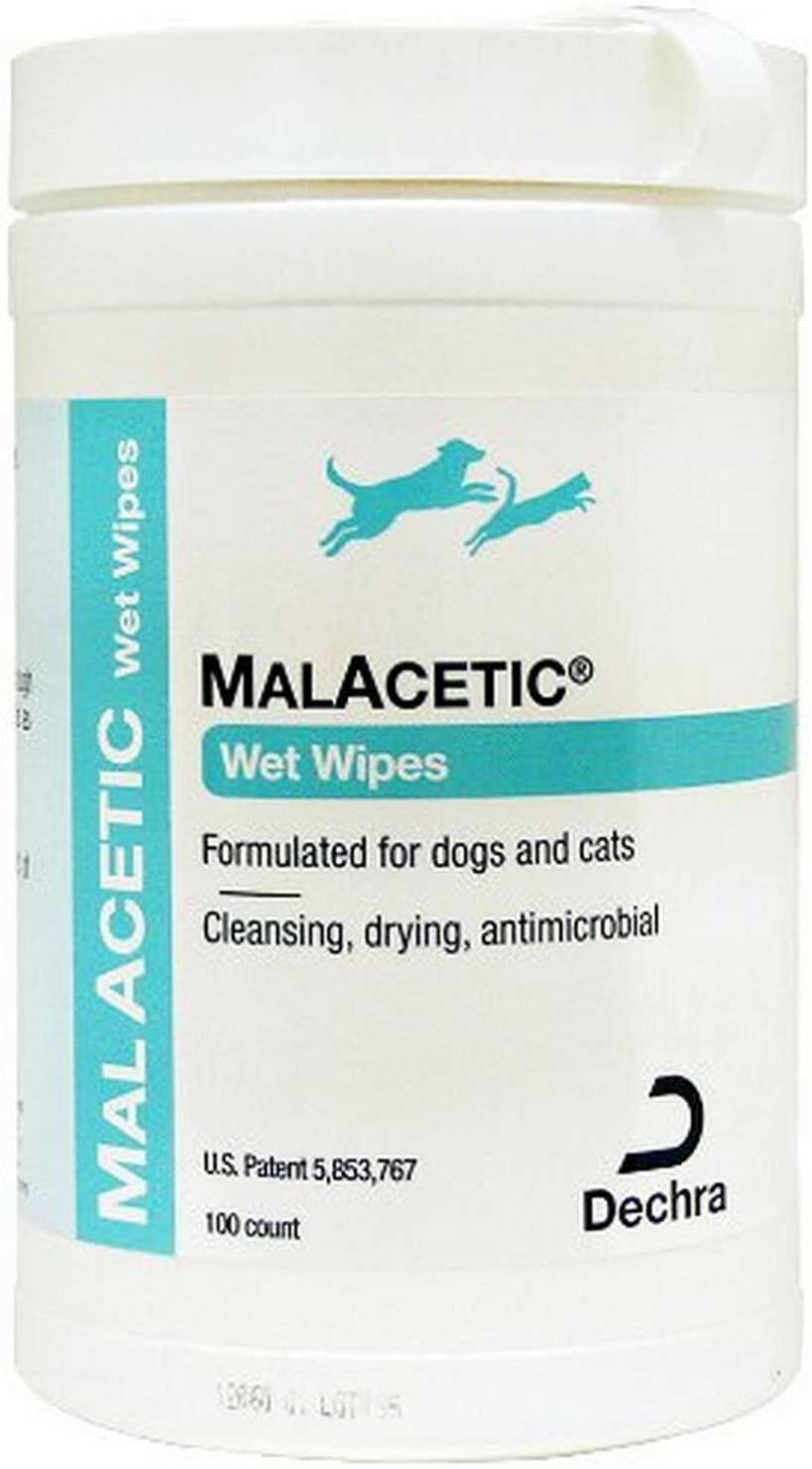 Dechra MalAcetic Wipes for Dogs and Cats