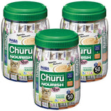 INABA Veterinarian Formula Churu Nourish, Chicken & Tuna Recipe Lickable Treats for Cats