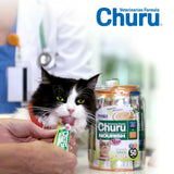 INABA Veterinarian Formula Churu Nourish, Chicken & Tuna Recipe Lickable Treats for Cats