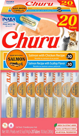 Inaba Churu Seafood Variety Pack Grain-Free Lickable Treat for Cats