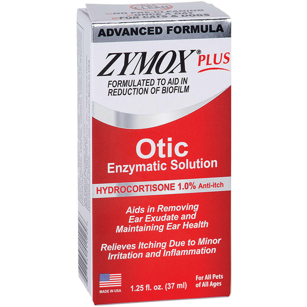ZYMOX Plus Advanced Otic Enzymatic Solution With 1% Hydrocortisone