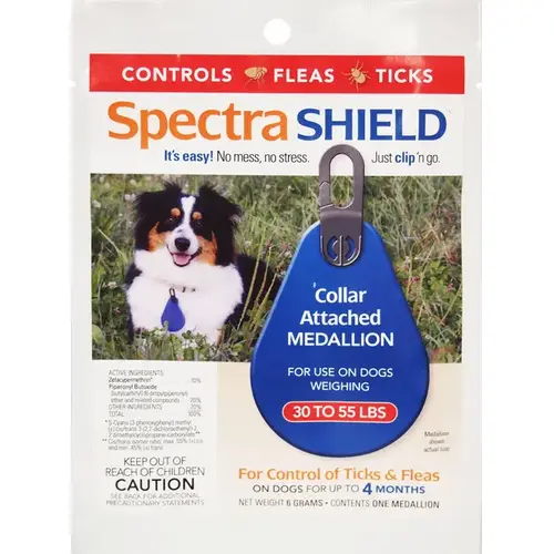 Spectra Shield Flea & Tick Collar Medallion for Dogs
