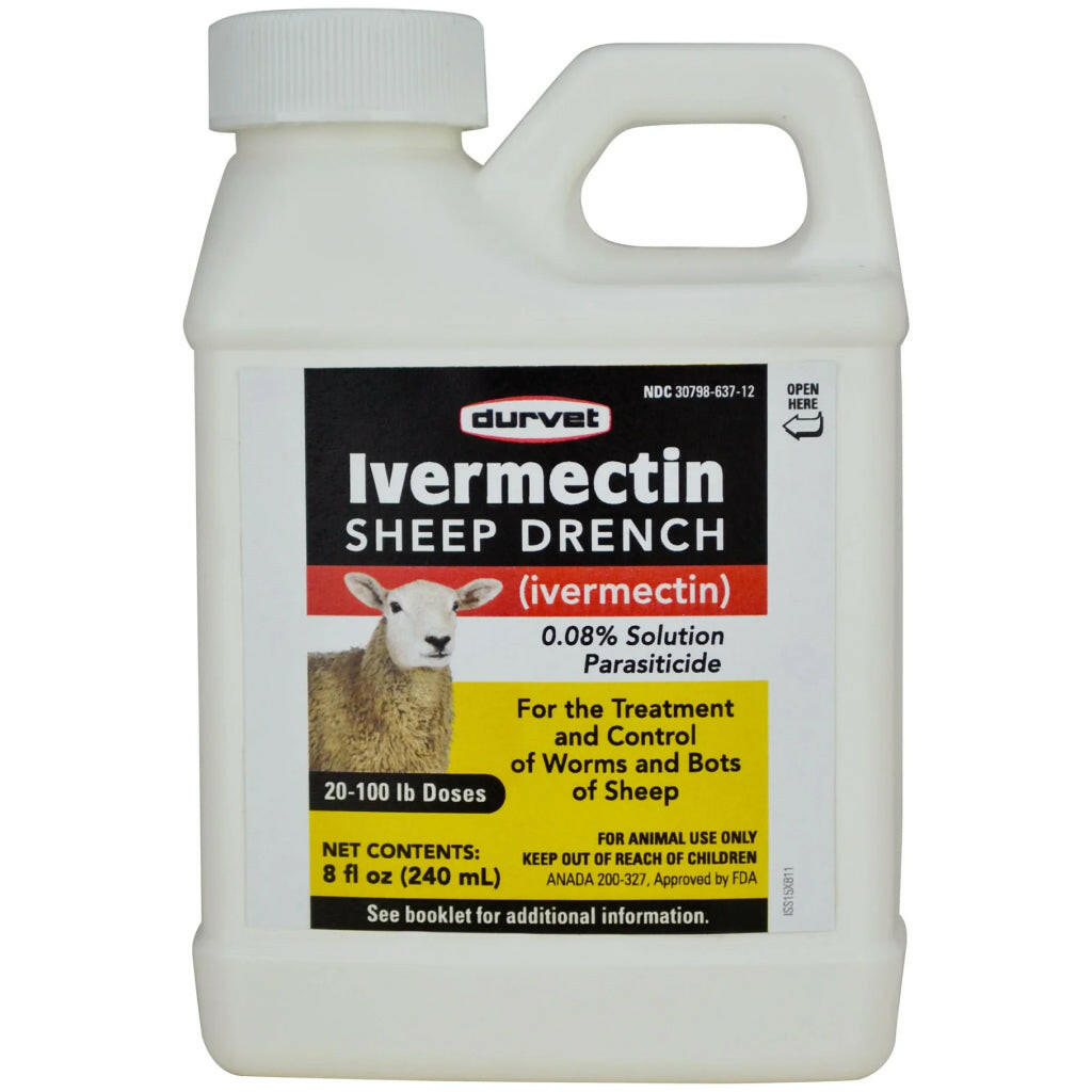 Ivermectin Sheep Drench 0.08% Solution, (Manufacturer may vary)