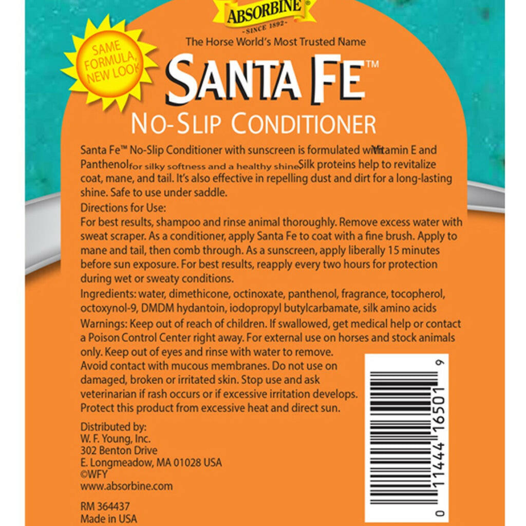 Absorbine Santa Fe Coat Conditioner & Sunscreen Spray for Horses