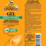 Absorbine Veterinary Liniment Gel – Spearmint Topical Analgesic for Horses – Sore Muscle & Joint Pain Relief (3 oz / 12 oz)
