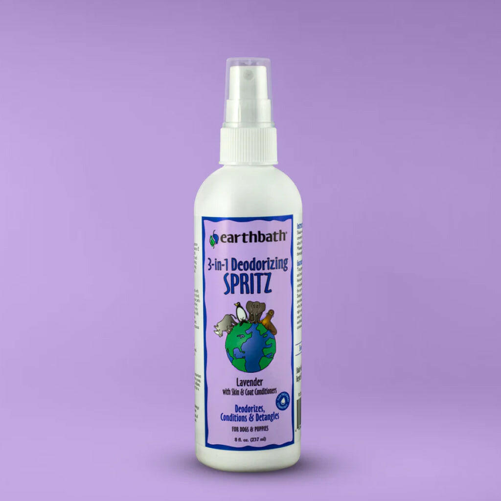 Earthbath 3-in-1 Deodorizing Lavender Spritz for Dogs (8 oz)