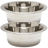 Jeffers Heavy Weight Stainless Steel Pet Bowls – Durable Pet Food & Water Dish, Chew-Resistant, Dishwasher Safe