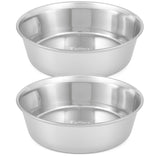 Jeffers Heavy Weight Stainless Steel Pet Bowls – Durable Pet Food & Water Dish, Chew-Resistant, Dishwasher Safe