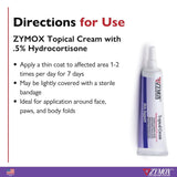 Zymox Topical Cream Hydrocortisone 0.5% for Dogs & Cats