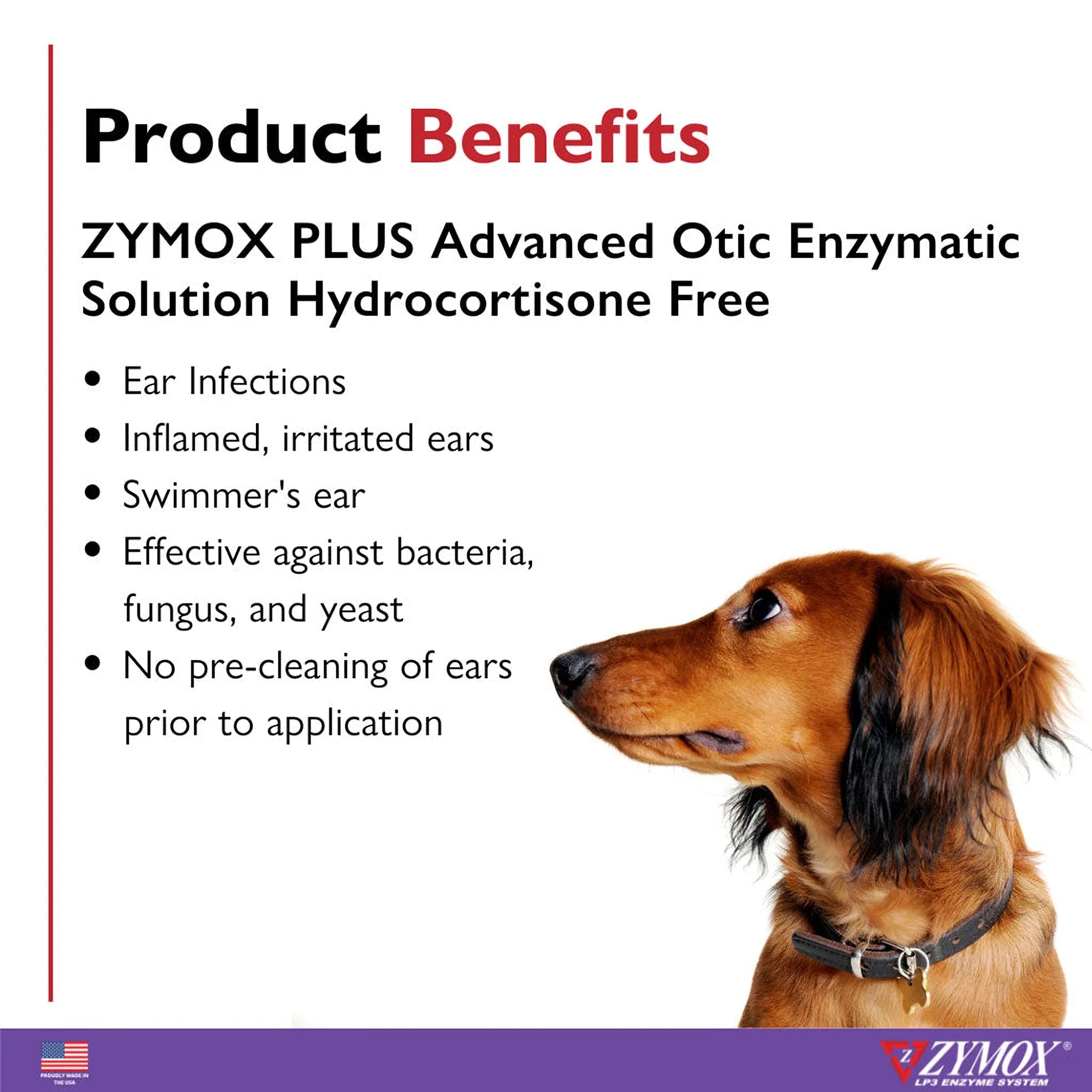 Zymox Plus Advanced Otic Ear Treatment without Hydrocortisone