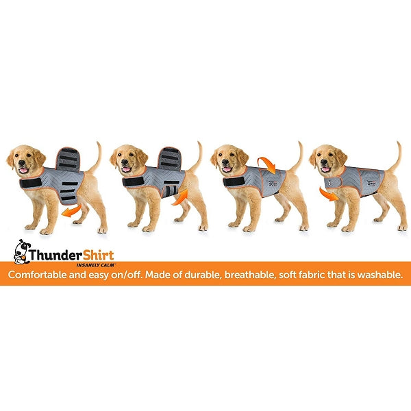 ThunderShirt Sport Dog Anxiety Solution - Small - Platinum