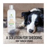 Pure & Natural Pet 3-in-1 Shed Control Shampoo & Conditioner- 16oz.
