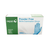 Exam Gloves - Nitrile - Powder and Latex Free - 100 gloves - 4 sizes