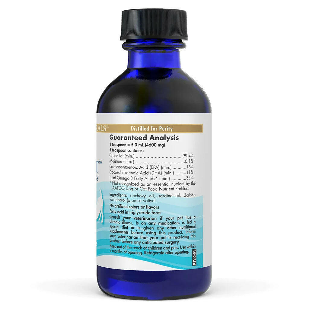 Nordic Naturals Omega-3 Pet Oil Supplements For Cats & Small Breed Dogs, 2-oz
