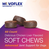 MovoFlex ADVANCED Joint Support for Large Dogs (60 soft chews)