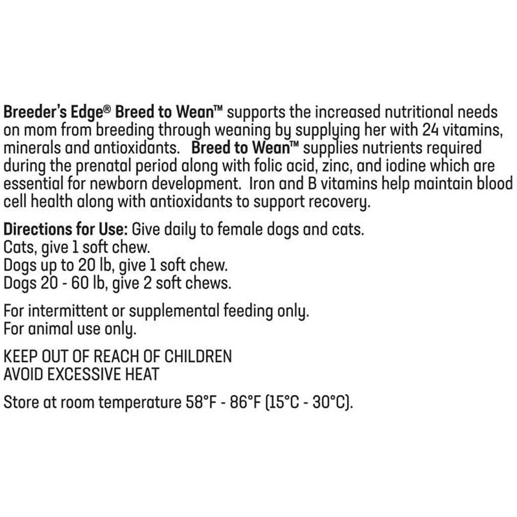 Breeder's Edge Breed To Wean for Cats & Small Dogs