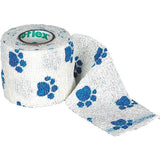 PetFlex Easy Tear Stretch Bandage - Paw Print - 2" wide - 1 roll
