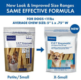 C.E.T. Enzymatic Dental Chews for Extra Small Dogs Under 11 lbs