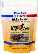 Pala-Tech Canine Tricky Treats Grilled Duck Pill-Hider Treats for Dog & Cats (30 ct)