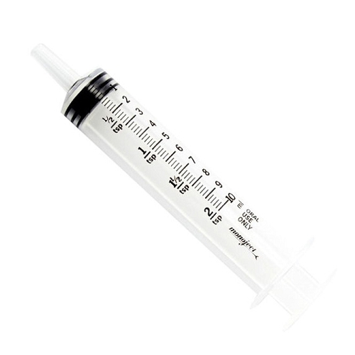 Monoject Feeding Syringe - single syringe - 10 cc with cap