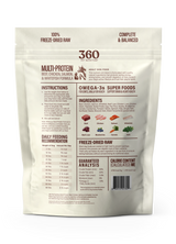 360 Pet Nutrition Multi-Meat Freeze-Dried Raw Complete Meal for Adult Dogs