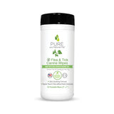 Pure & Natural Pet Flea & Tick Canine Flushable Wipes- 50ct. Canister