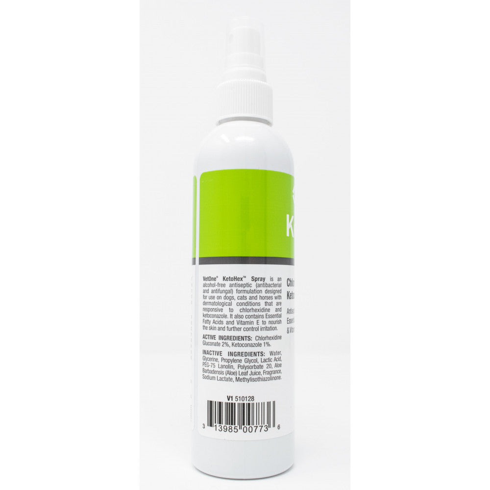 Ketohex Spray - Chlorhexidine and Ketoconazole - 8 oz.