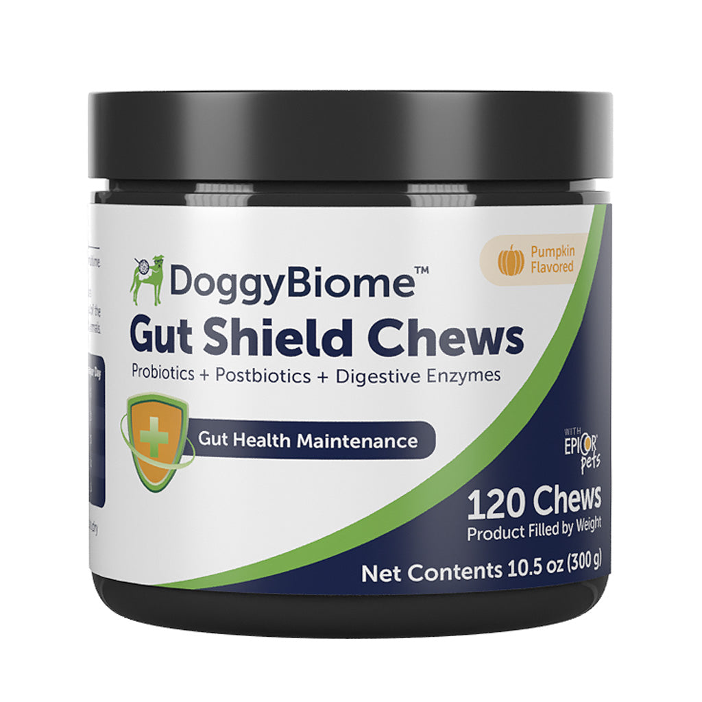 Doggy Bione Gut Shield Chews for Dogs, 120 count