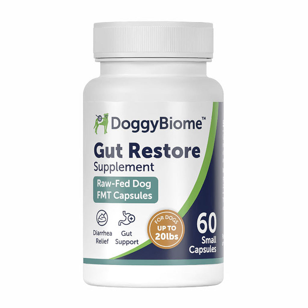Doggy Biome Gut Restore Supplement Raw-Fed FMT Capsules for Dogs