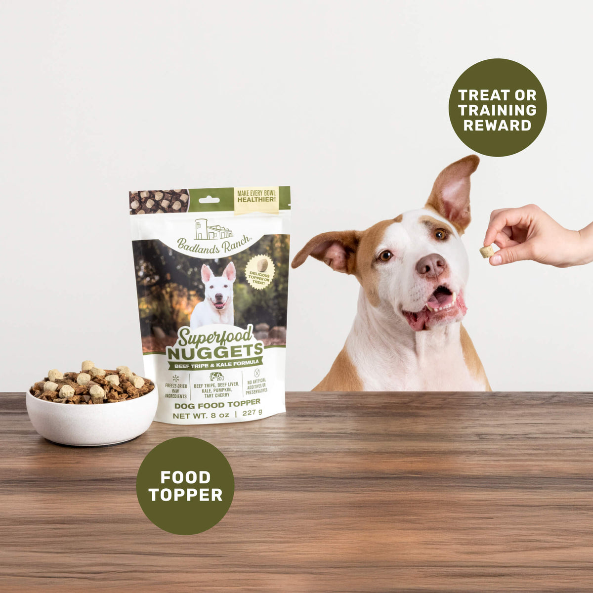 Badlands Ranch Superfood Nuggets Dog Food Topper