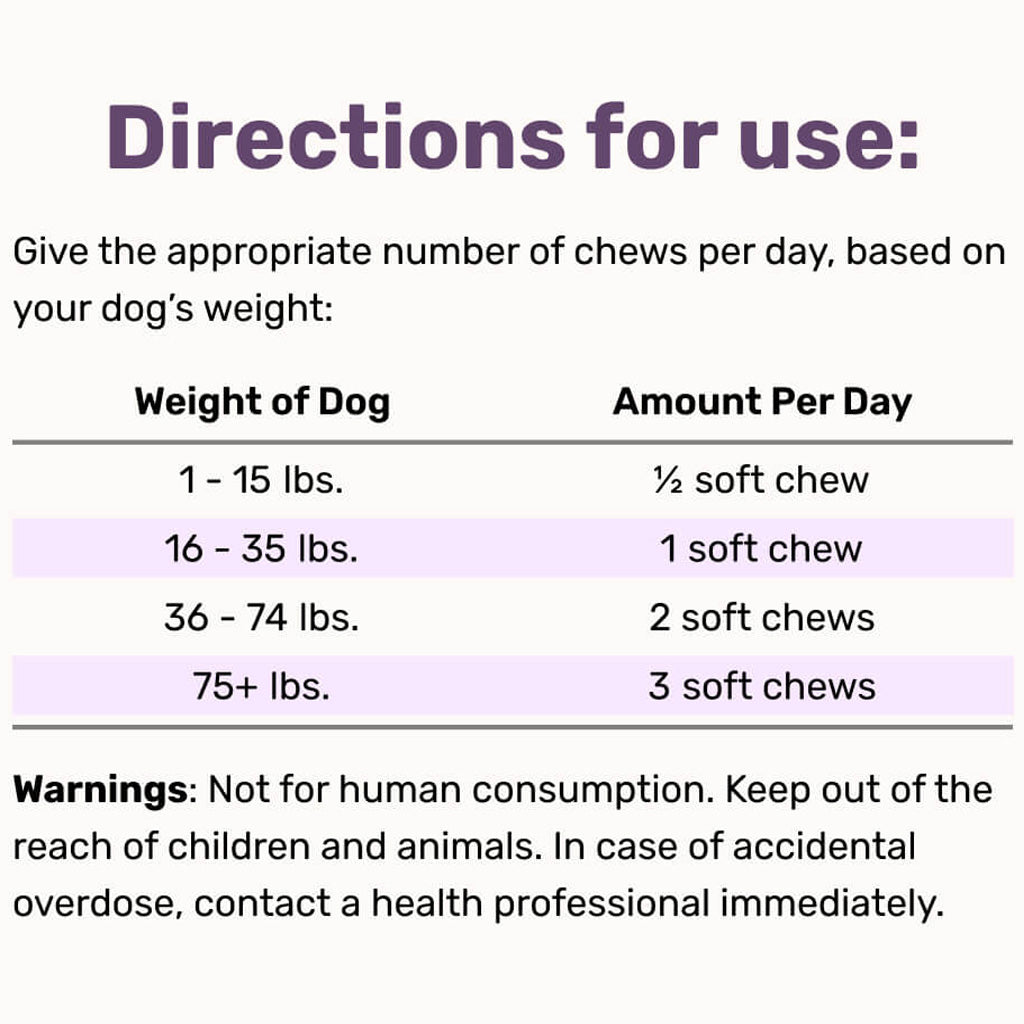 Badlands Ranch Super Soft Chews Food Supplement for Dogs, 60 count