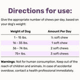 Badlands Ranch Super Soft Chews Food Supplement for Dogs, 60 count