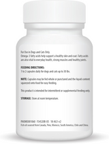 Ceva Derma-3Omega-3 Fatty Acid & Vitamins for Small Dogs (60 soft gels)