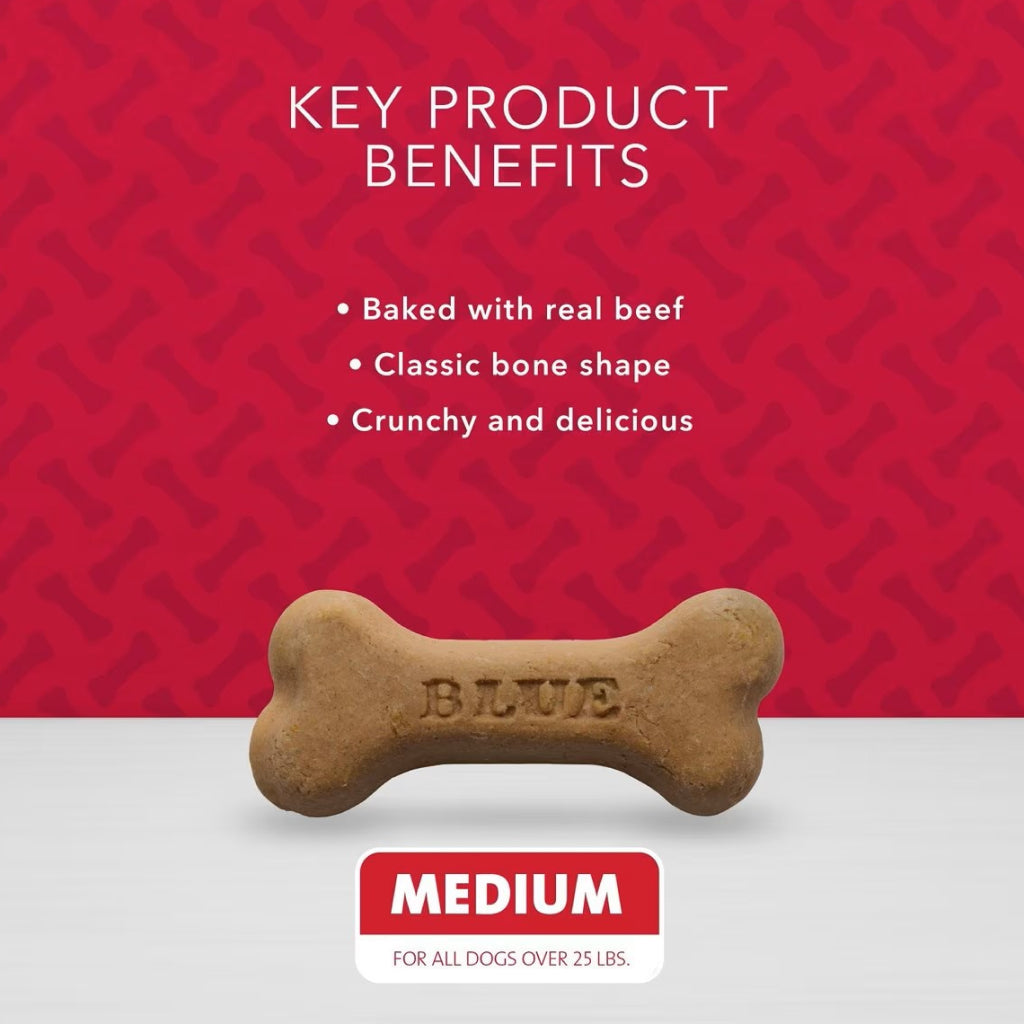 Blue Buffalo Bones Classic Biscuits For Medium-Size Dogs (16 oz)