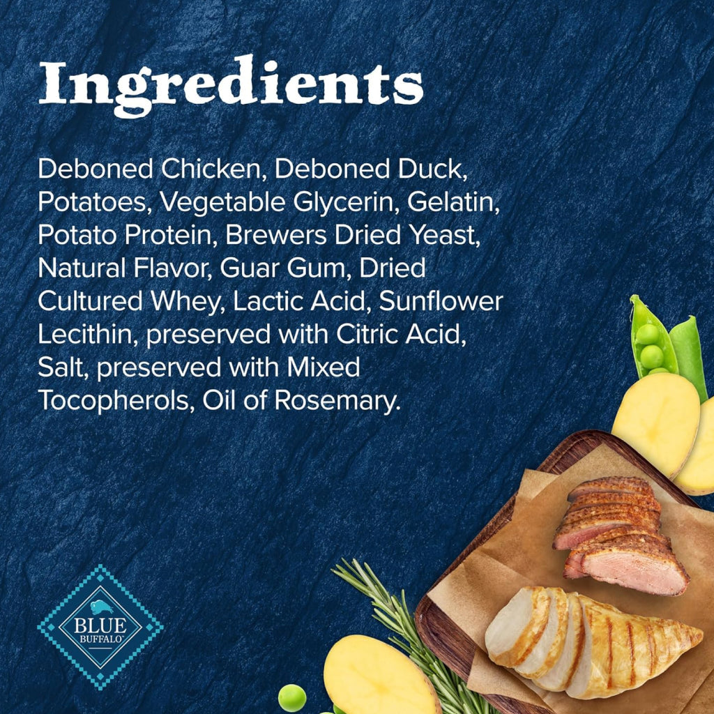 Blue Buffalo Wilderness Chicken & Duck Moist Treats For Cats (2 oz)