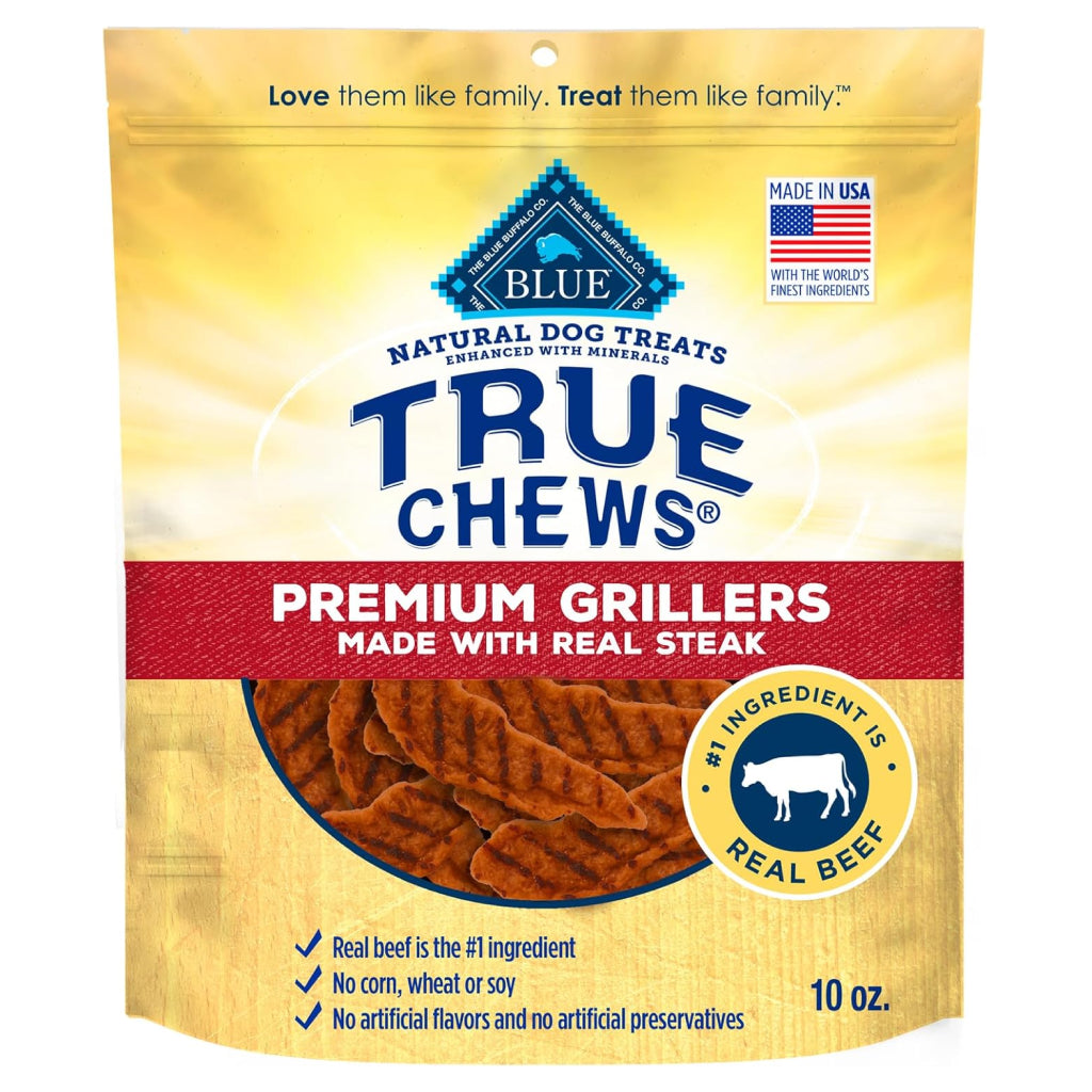 Blue Buffalo True Chews Premium Grillers Steak Dog Treats