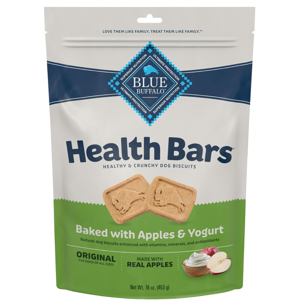 Blue Buffalo Health Bars Apple & Yogurt Biscuits for Dogs