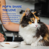 Inaba Churu Pop'n Serve Tuna & Bonita Flakes Recipe Grain-Free Lickable Cat Treats, 1.2-oz cup