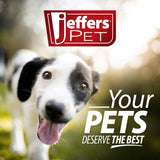 Jeffers Red Hockey Puck Natural Rubber Treat Dispensing Dental Dog Chew Toy