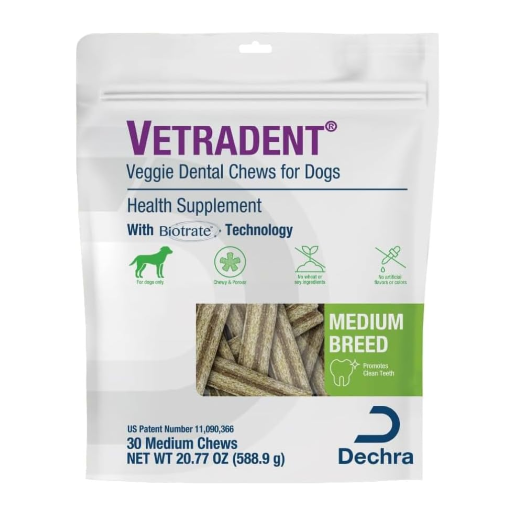 Dechra Vetradent Veggie Dental Chews for Dogs (30 Chews)