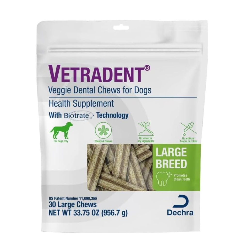 Dechra Vetradent Veggie Dental Chews for Dogs (30 Chews)