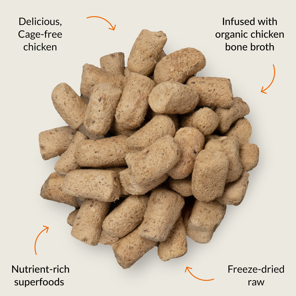 Ultimate Pet Nutrition Nutra Morsels Superfood Treat & Topper Freeze-Dried Raw Dog Treats