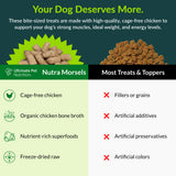 Ultimate Pet Nutrition Nutra Morsels Superfood Treat & Topper Freeze-Dried Raw Dog Treats