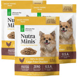 Ultimate Pet Nutrition Nutra Minis Air-Dried Chicken Dog Training Treats, 5-oz