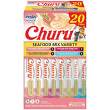 Inaba Churu Seafood Variety Pack Grain-Free Lickable Treat for Cats