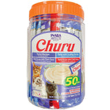 Inaba Churu Tuna Seafood Variety Pack Grain-Free Lickable Treat for Cats
